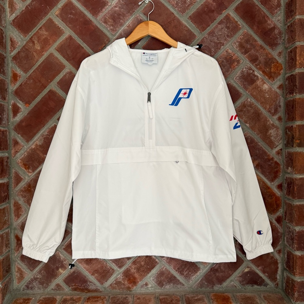 Champion Windbreaker Polaris Summit Super Week Men’s Medium White Early Talent